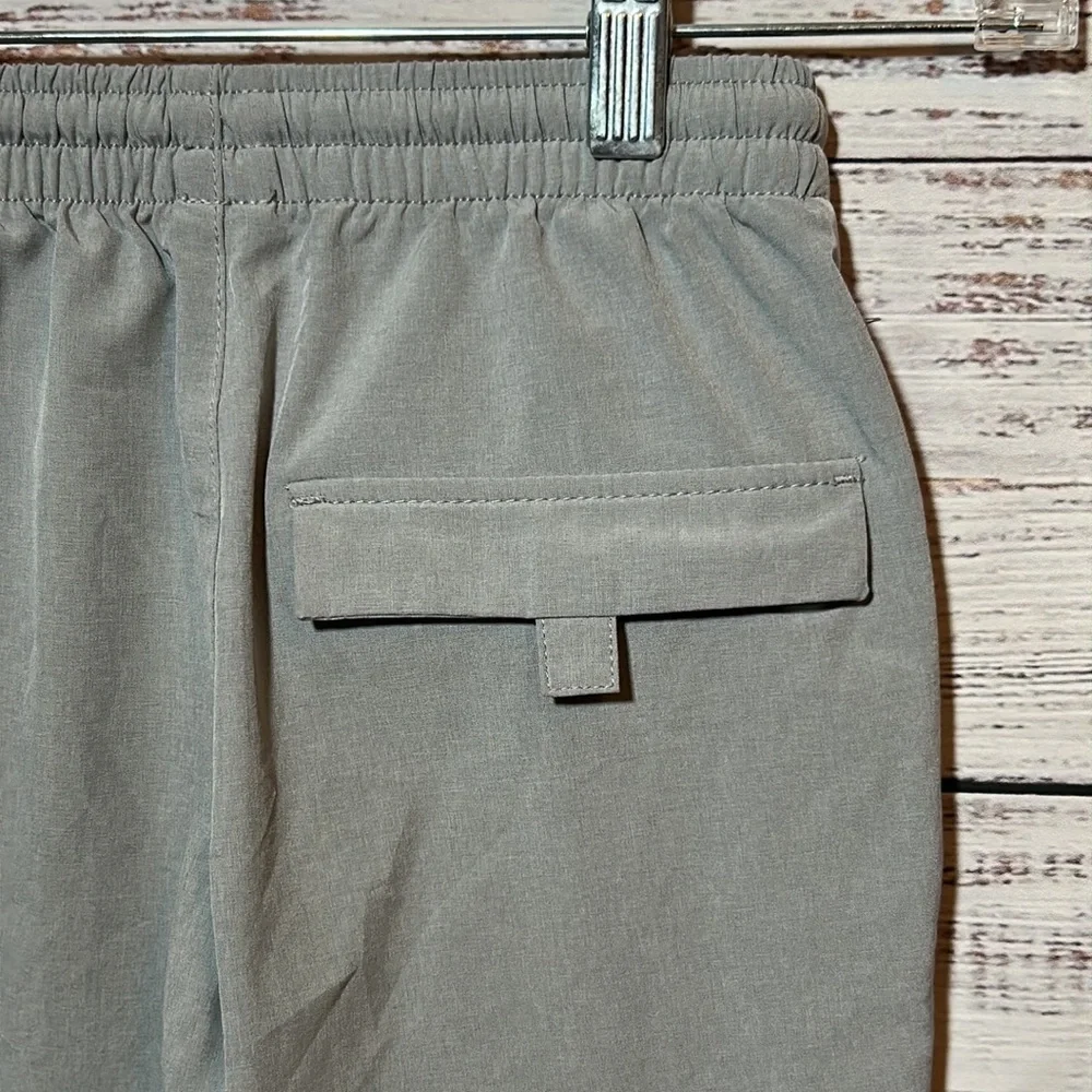 First Wave Pull-On Crosshatch Synthetic Shorts Gray 8 Big Boys